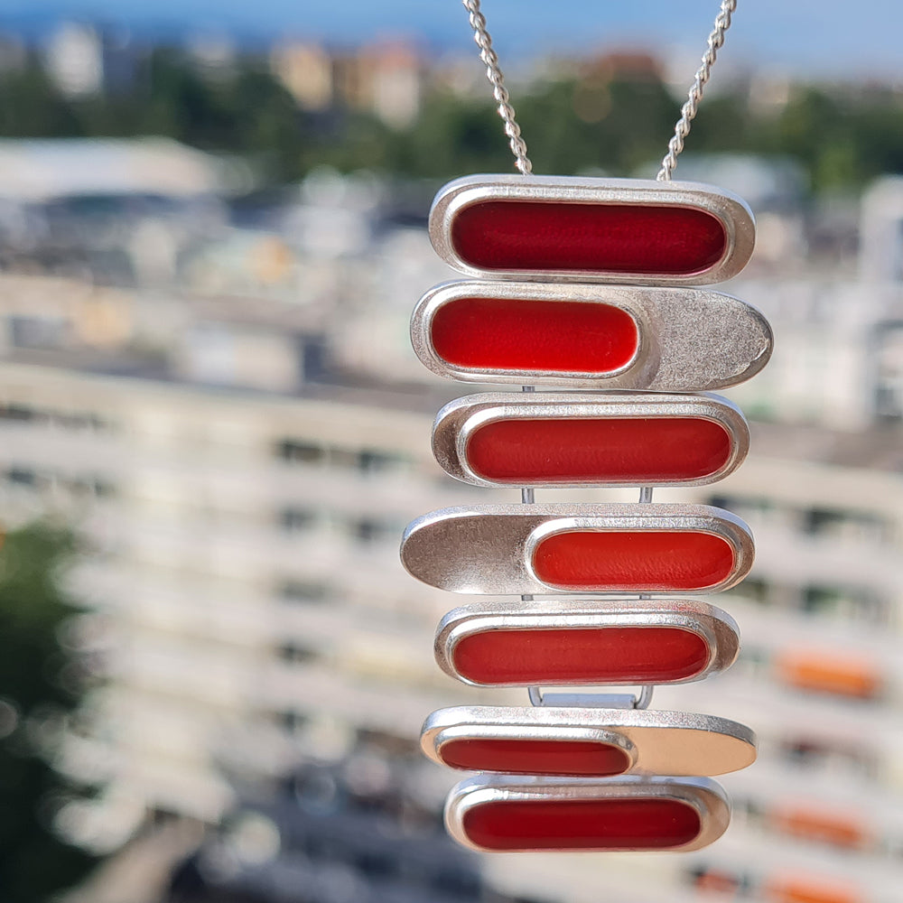 Capsule Long Pendant