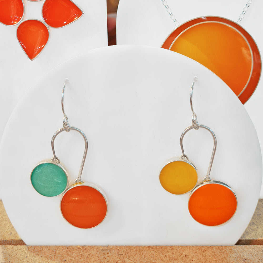 Two Spot Earring